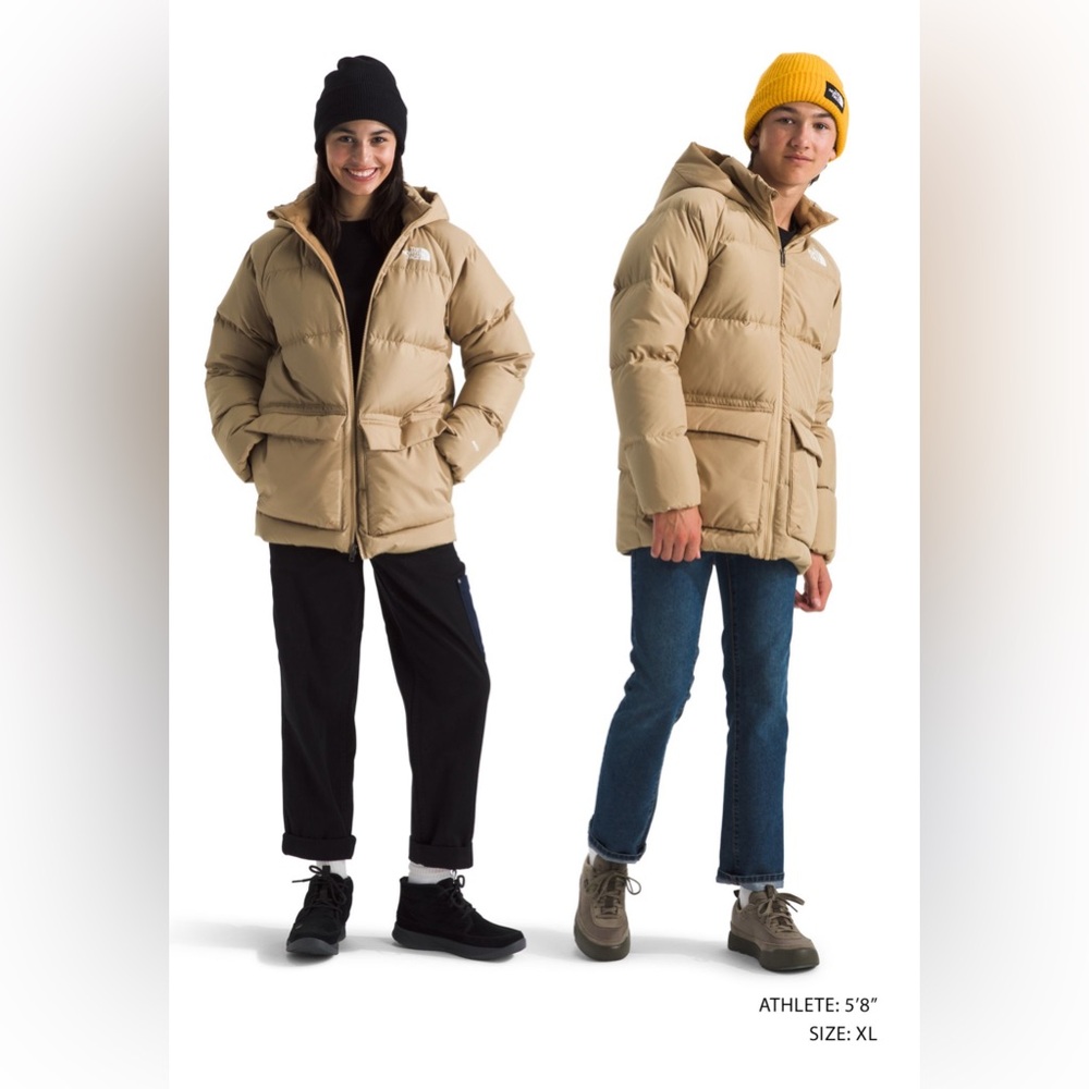 The North Face Big Kids Unisex North Down Parka Fleece - lined Jacket